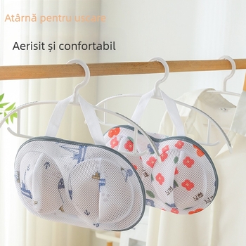 Sac de spălat sutiene - design 3D, husă portabilă pentru rufe intime, anti-deformare, compatibil cu mașina de spălat, poliester, Yihang, lansare 2024