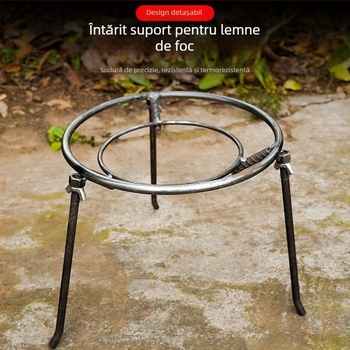 Raft triunghiular demontabil pentru oale, din sârmă de oțel cu conținut scăzut de carbon, pliabil, personalizabil, utilizare dublă
