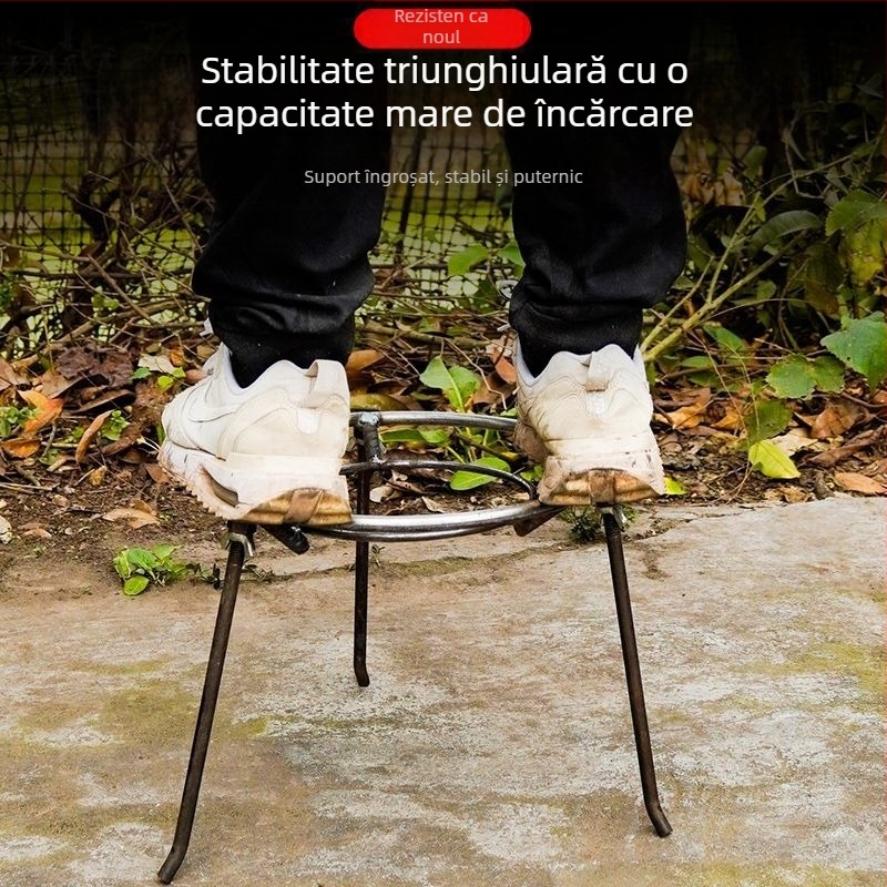 Raft triunghiular demontabil pentru oale, din sârmă de oțel cu conținut scăzut de carbon, pliabil, personalizabil, utilizare dublă