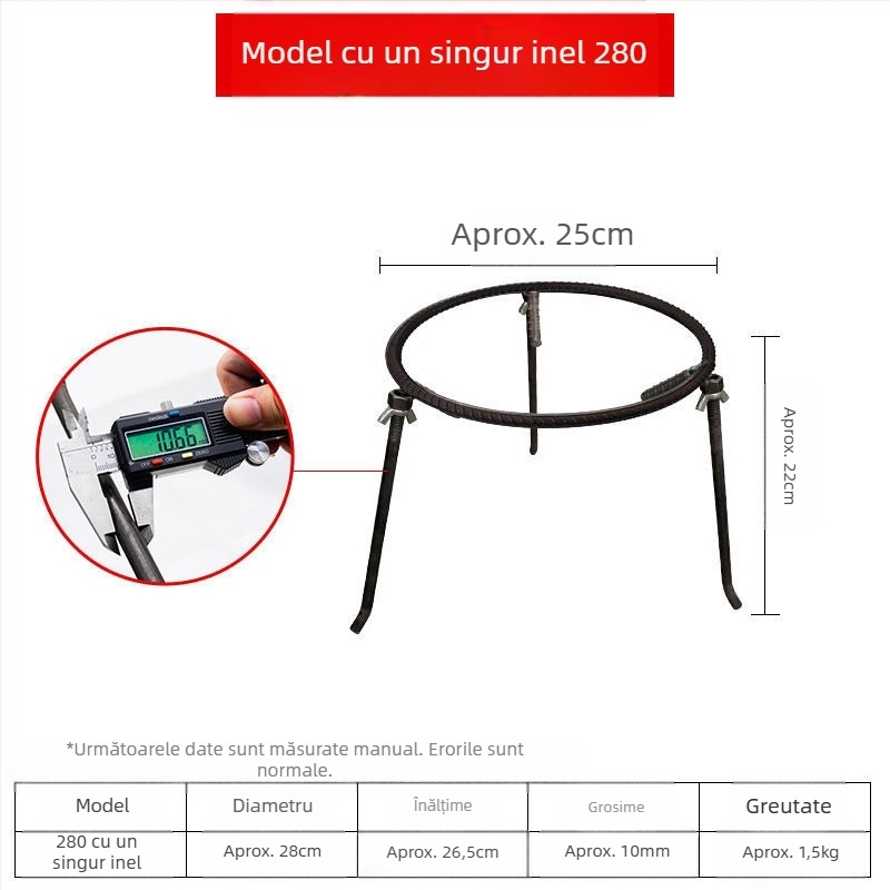 Raft triunghiular demontabil pentru oale, din sârmă de oțel cu conținut scăzut de carbon, pliabil, personalizabil, utilizare dublă