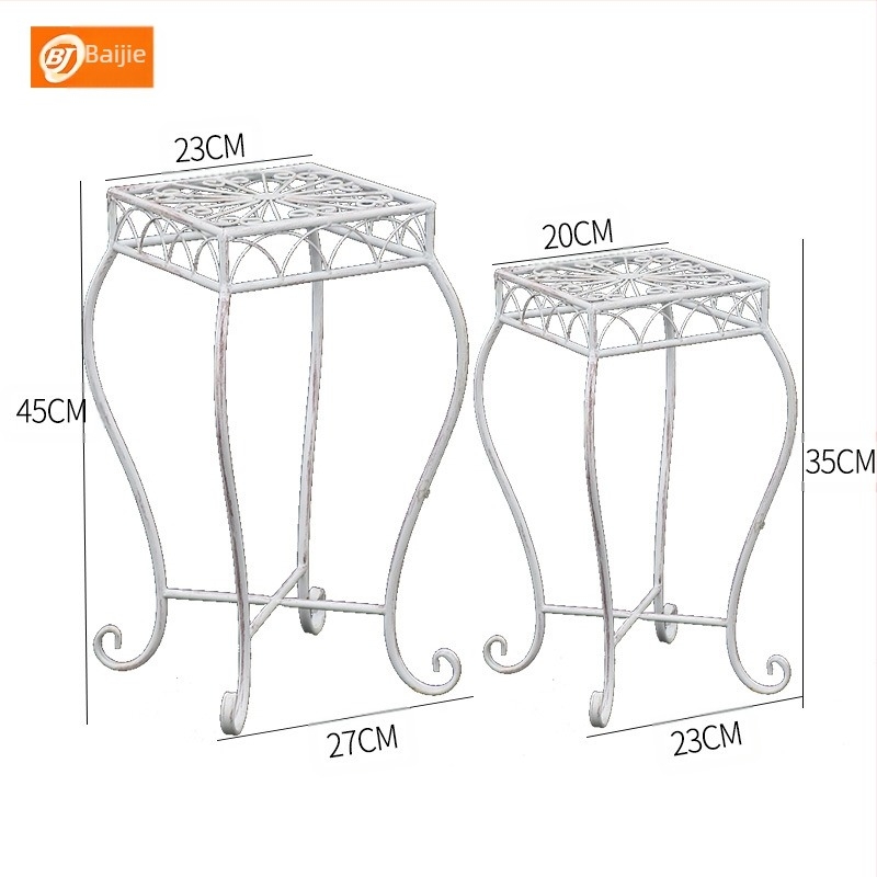 Suport de ghivece din fier forjat, stil vintage, podea, design modular, până la șase niveluri