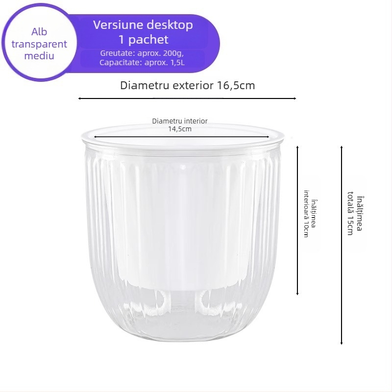 Meixuan ghiveci pentru flori din rășină, tip agățat, turnare prin injecție