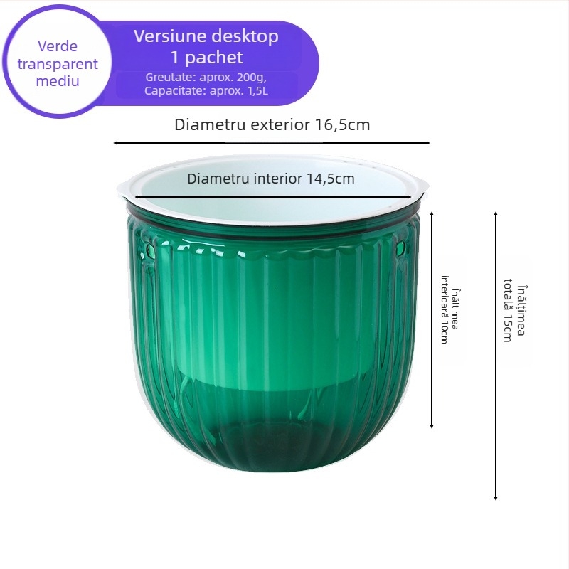 Meixuan ghiveci pentru flori din rășină, tip agățat, turnare prin injecție