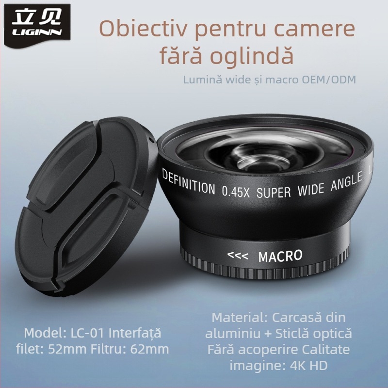 LC01-05 Filtru UV cu acoperire multiplă pentru camere fără oglindă, interfață universală