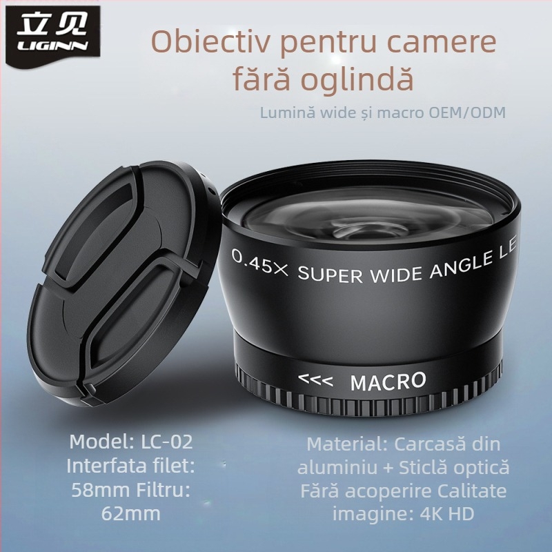 LC01-05 Filtru UV cu acoperire multiplă pentru camere fără oglindă, interfață universală