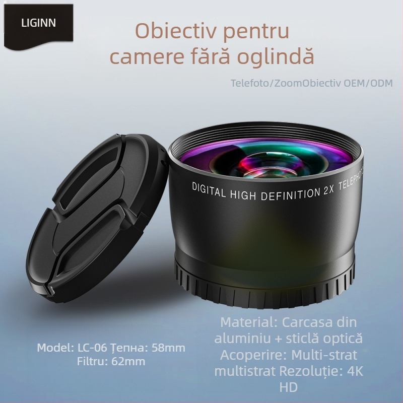 LC01-05 Filtru UV cu acoperire multiplă pentru camere fără oglindă, interfață universală