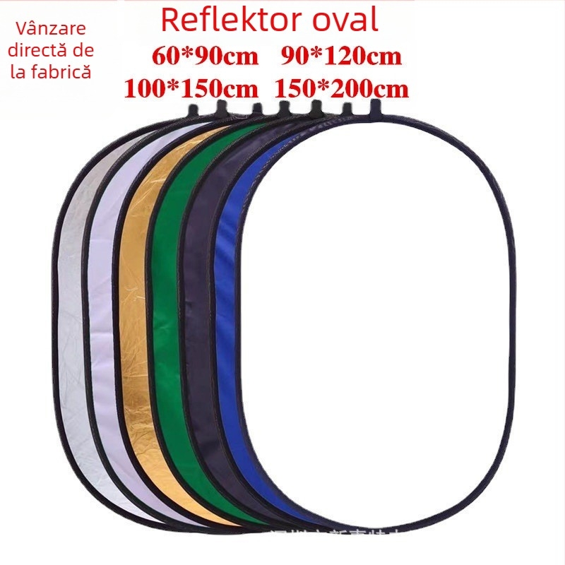 Panou de fundal pentru fotografie din nylon; utilizare generală; greutate 230–1500 g; include panou reflectorizant și husă de depozitare