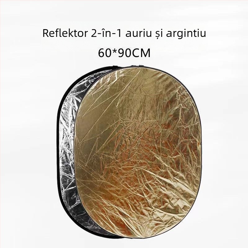 Panou de fundal pentru fotografie din nylon; utilizare generală; greutate 230–1500 g; include panou reflectorizant și husă de depozitare