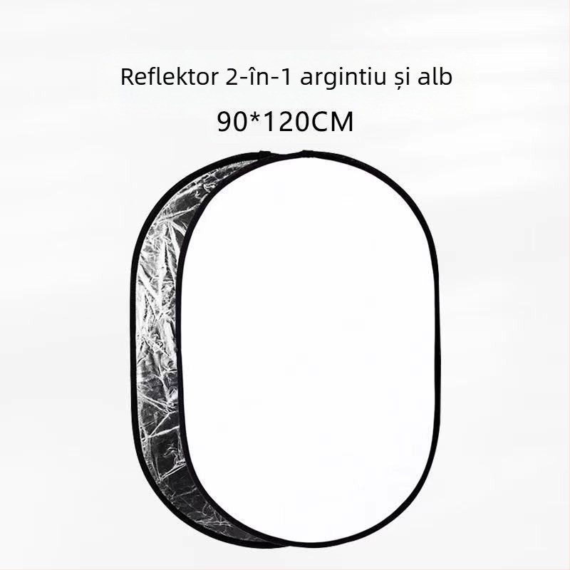 Panou de fundal pentru fotografie din nylon; utilizare generală; greutate 230–1500 g; include panou reflectorizant și husă de depozitare