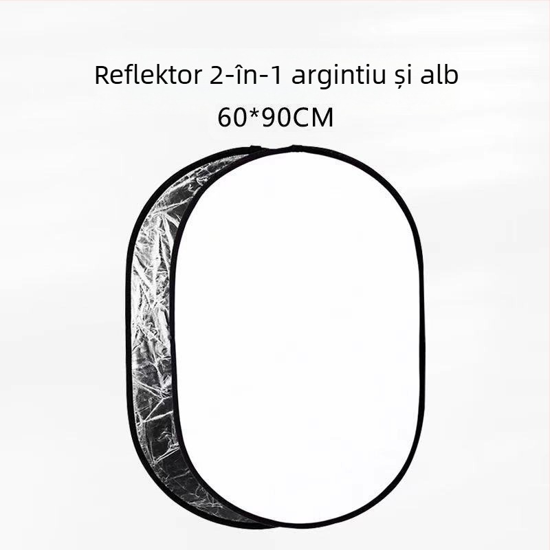 Panou de fundal pentru fotografie din nylon; utilizare generală; greutate 230–1500 g; include panou reflectorizant și husă de depozitare