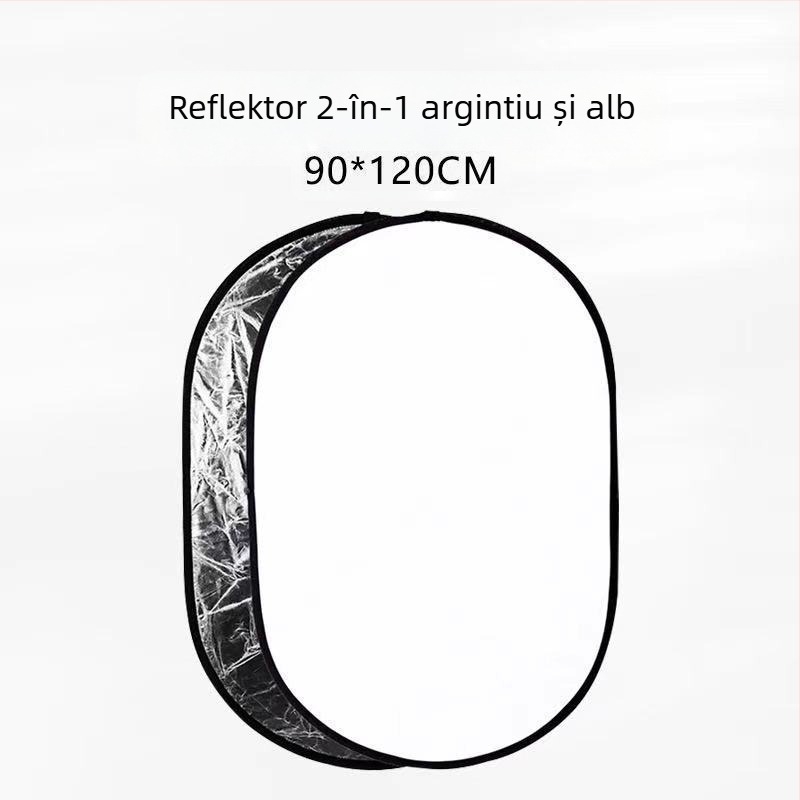Panou de fundal pentru fotografie din nylon; utilizare generală; greutate 230–1500 g; include panou reflectorizant și husă de depozitare