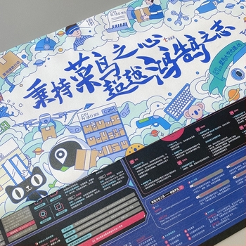 Pad de mouse din piele, dublă față, cusut, cu logo imprimat, personalizabil după desene