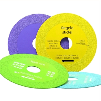 Disc diamantat ultraușor pentru sticlă, ceramică, jad și plăci – brazare, model 100-15, Jidu