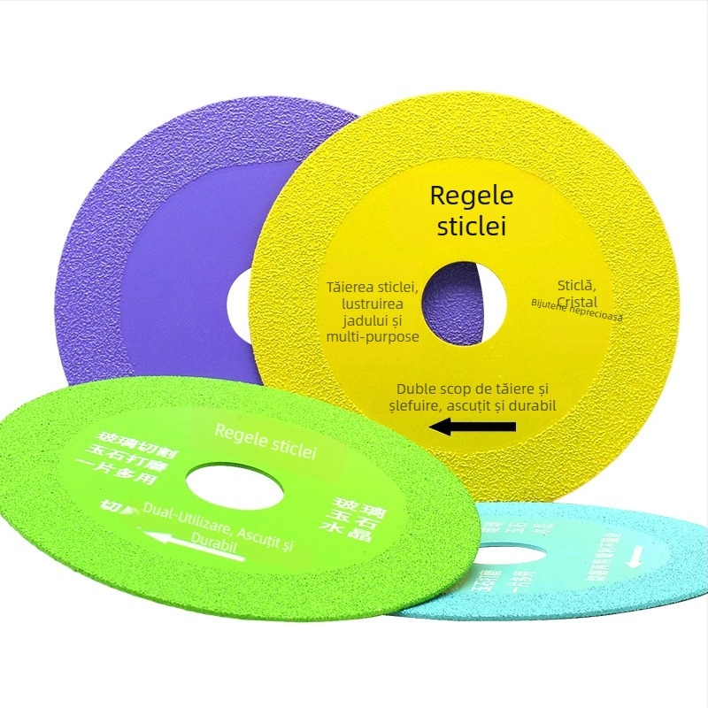 Disc diamantat ultraușor pentru sticlă, ceramică, jad și plăci – brazare, model 100-15, Jidu