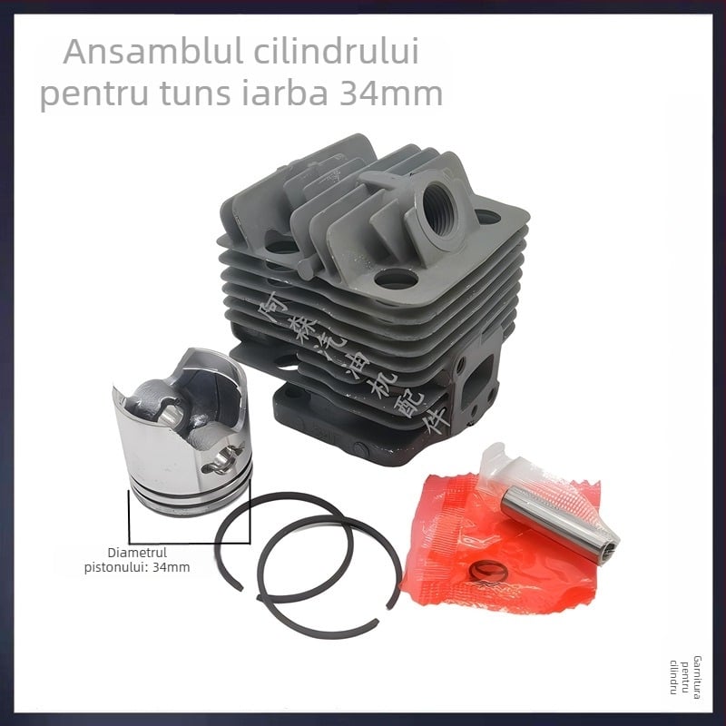 Cap cilindru pentru motocositoare cu doi timpi — metal, pentru motocoase/foarfe de tăiat garduri, 0,43 kg, compatibil cu 40-5/430 și 40-6/44-5/48F