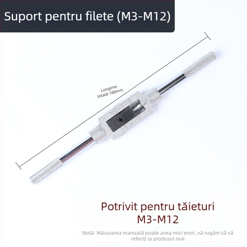 Maib Set pentru filetare: instrument manual de tapping și capete de burghiu