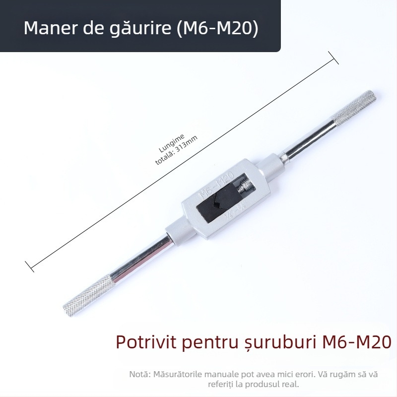 Maib Set pentru filetare: instrument manual de tapping și capete de burghiu