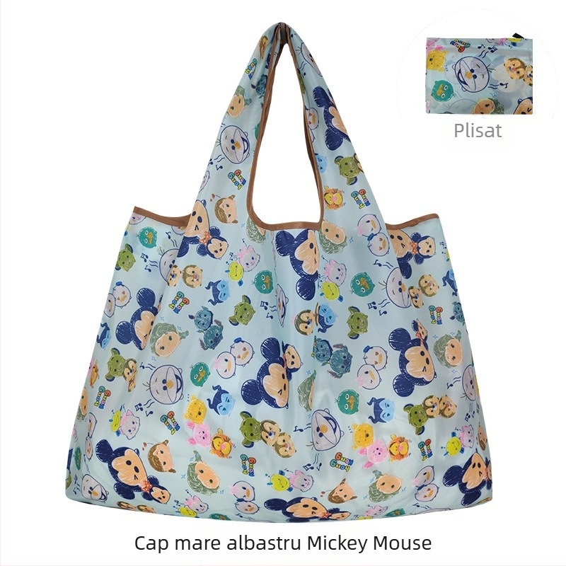 Geantă Tote cu desene animate – geantă de cumpărături reutilizabilă, ecologică, serigrafie, personalizabilă