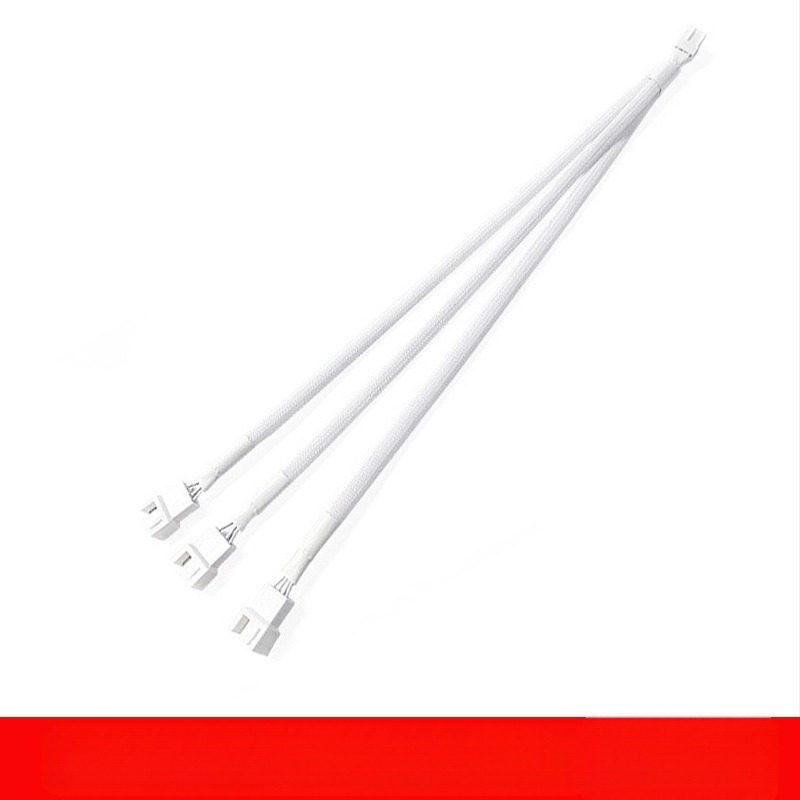 Cablu adaptor PWM pentru ventilatoare, 4 pini, hub, 27 cm din cupru, pentru răcire PC