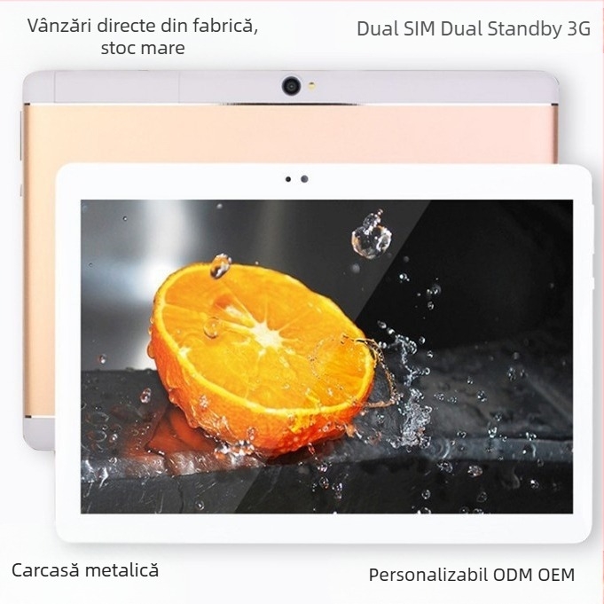 Tabletă Android, Quad-core ARM 1.5GHz, 16GB memorie flash, ecran IPS Retina, 3G cu funcții de telefonie și GPS