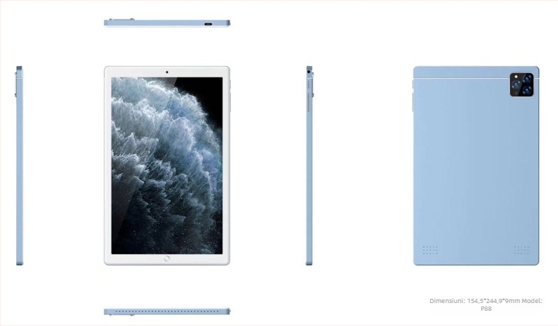 Tabletă Android, Quad-core ARM 1.5GHz, 16GB memorie flash, ecran IPS Retina, 3G cu funcții de telefonie și GPS