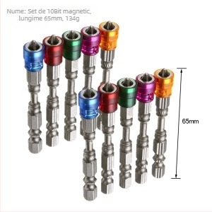 Neutral bit PH2 cu cap cruce magnetizat, din oțel S2