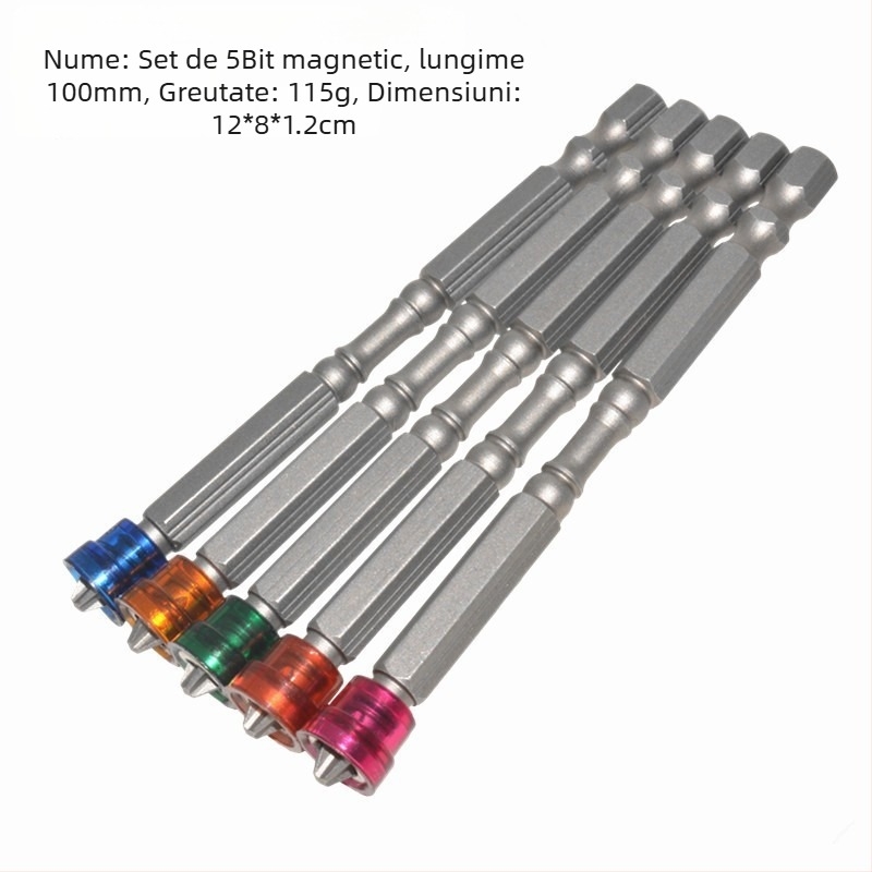 Neutral bit PH2 cu cap cruce magnetizat, din oțel S2