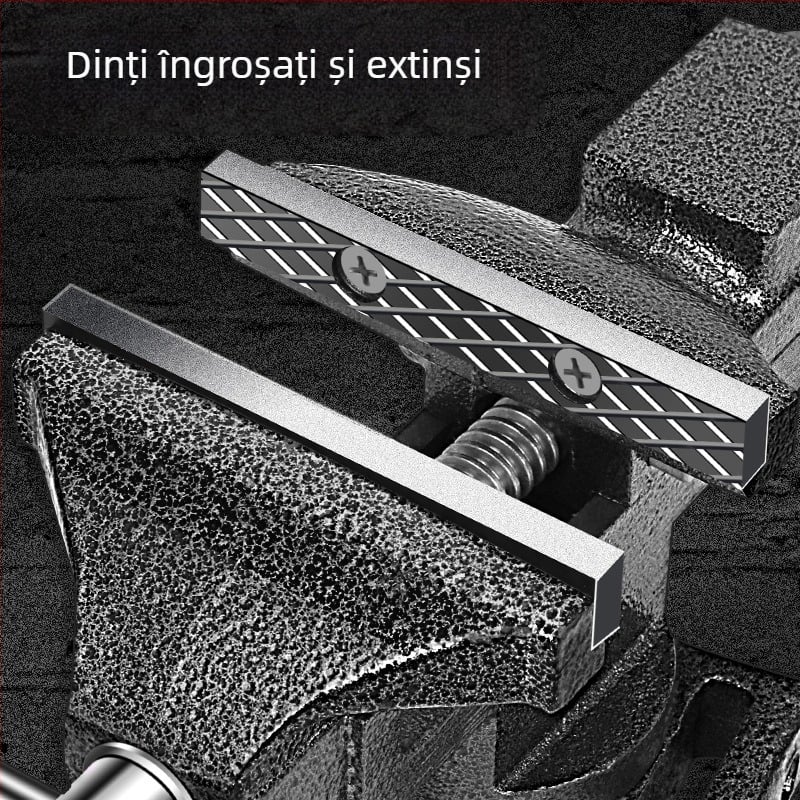 Oudisi mini vise de birou – universal, multifuncțional, rotire de 360°, greutate 1,93 kg