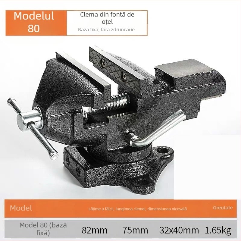 Oudisi mini vise de birou – universal, multifuncțional, rotire de 360°, greutate 1,93 kg