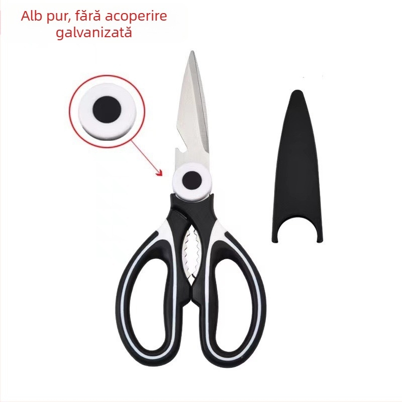 Foarfece de bucătărie, oțel inoxidabil, tăierea oaselor, foarfece de uz casnic multifuncționale