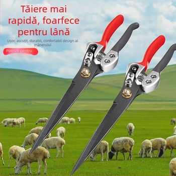 Foarfece de lână manuale, oțel inoxidabil, marca Wallison, model Professional wool shears, serie Wool shears