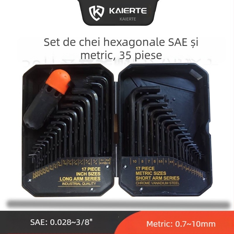 Set chei hexagonale interne, în formă de L, Celtic, material 40Cr