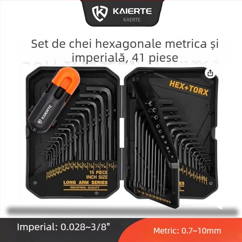 Set chei hexagonale interne, în formă de L, Celtic, material 40Cr