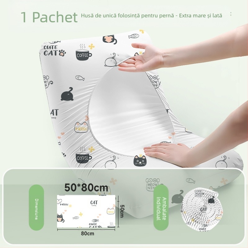 Set fețe de pernă de unică folosință – din material nețesut, Travel You