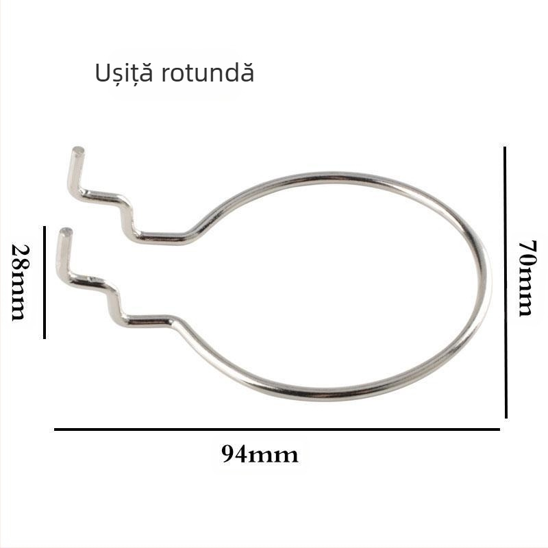 Cuier pegboard pentru birou – organizator universal de unelte, compatibil cu plăci cu găuri circulare, distanța dintre găuri 2,5 cm, două opțiuni de montaj