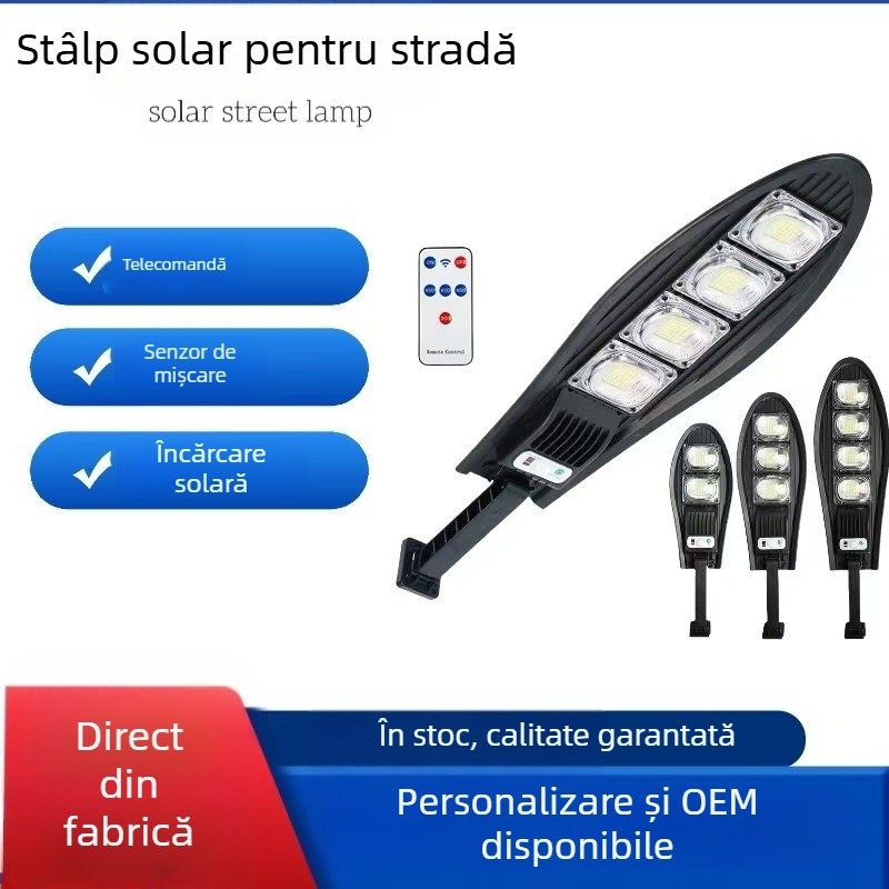 Lampa LED de perete pentru exterior, alimentare solară, IP65 impermeabil, 5W, 3.7V