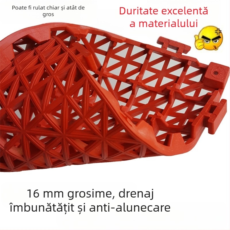 Covoraș antiderapant gros pentru baie, podea interconectabilă pentru bucătărie, toaletă și spălătorie auto