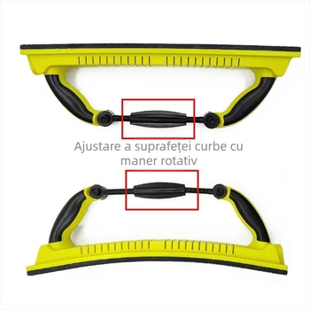 Canjie Placă Manuală de Șlefuit – Placă Șlefuit Curbată pentru Lustruire și Șlefuire, Seria Arc grinder