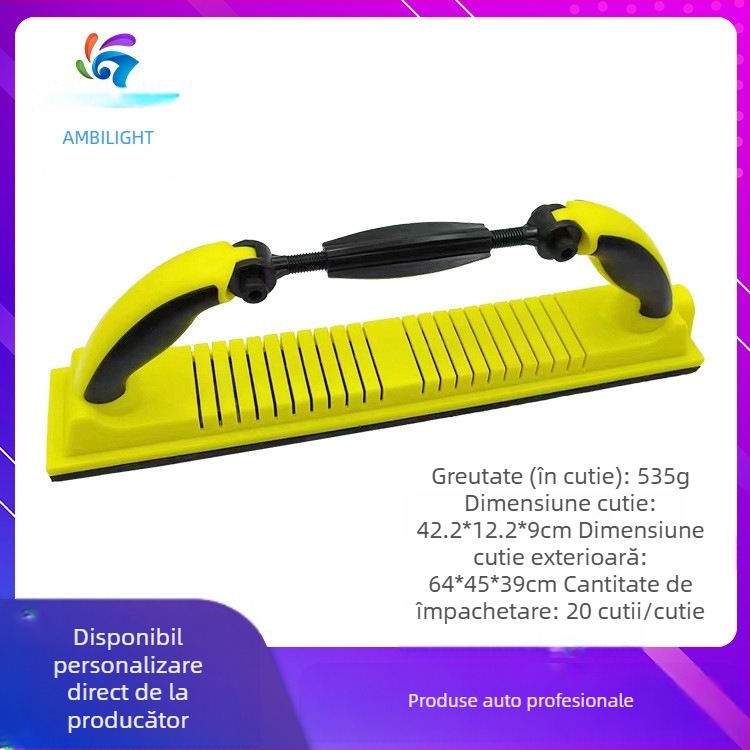 Canjie Placă Manuală de Șlefuit – Placă Șlefuit Curbată pentru Lustruire și Șlefuire, Seria Arc grinder