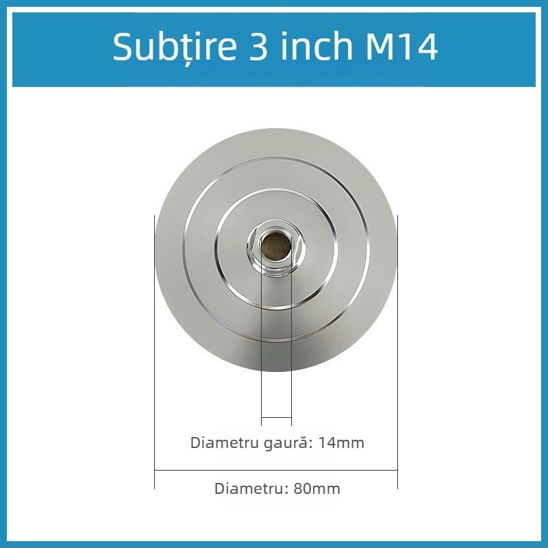 Disc adeziv din aliaj de aluminiu; material: aliaj de aluminiu; abraziv: aliaj de aluminiu, țesătură cu cataramă, clei universal; duritate: super dur