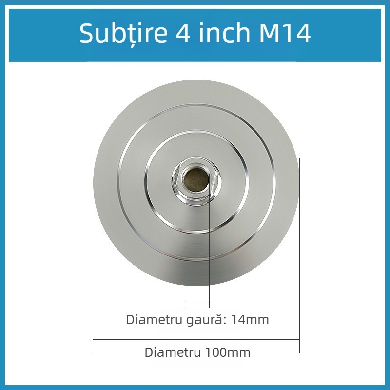 Disc adeziv din aliaj de aluminiu; material: aliaj de aluminiu; abraziv: aliaj de aluminiu, țesătură cu cataramă, clei universal; duritate: super dur