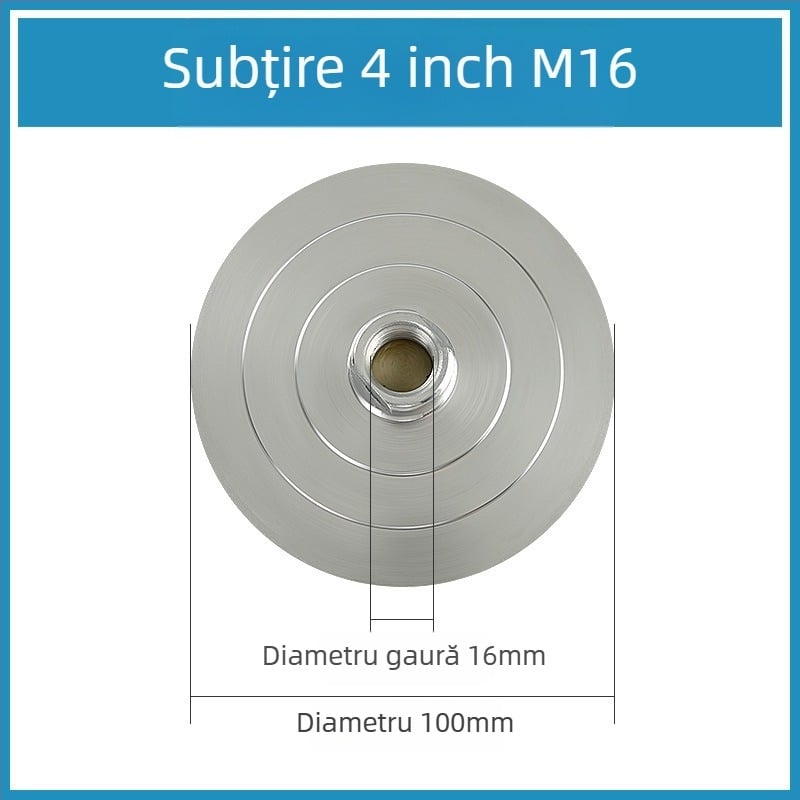 Disc adeziv din aliaj de aluminiu; material: aliaj de aluminiu; abraziv: aliaj de aluminiu, țesătură cu cataramă, clei universal; duritate: super dur