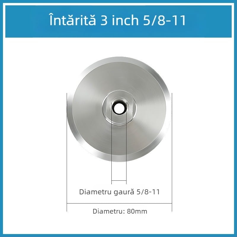 Disc adeziv din aliaj de aluminiu; material: aliaj de aluminiu; abraziv: aliaj de aluminiu, țesătură cu cataramă, clei universal; duritate: super dur