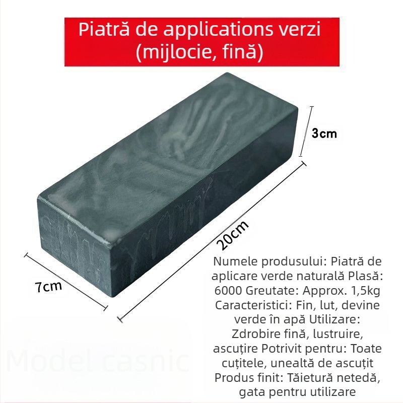 Piatra de ascuțit din pulp stone pentru cuțite, piatră de șlefuire pentru uz casnic, personalizabilă cu logo imprimat