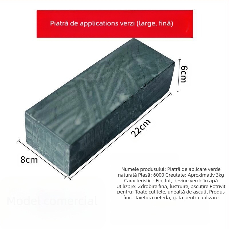 Piatra de ascuțit din pulp stone pentru cuțite, piatră de șlefuire pentru uz casnic, personalizabilă cu logo imprimat