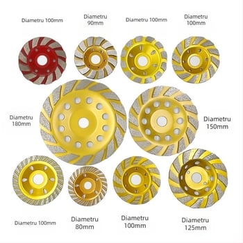 Disc diamant pentru polizor unghiular, cu placă nano