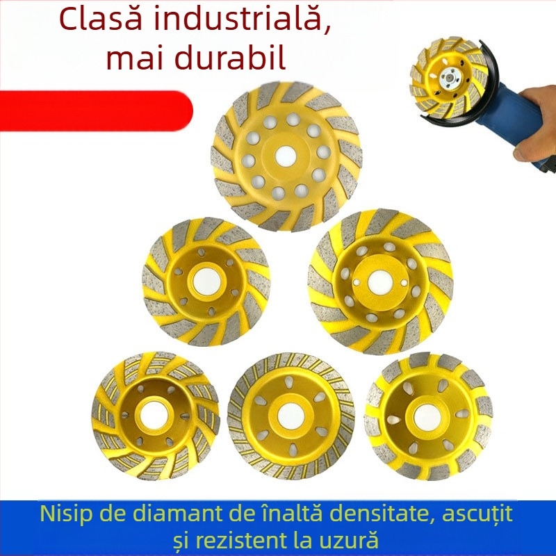 Disc diamant pentru polizor unghiular, cu placă nano