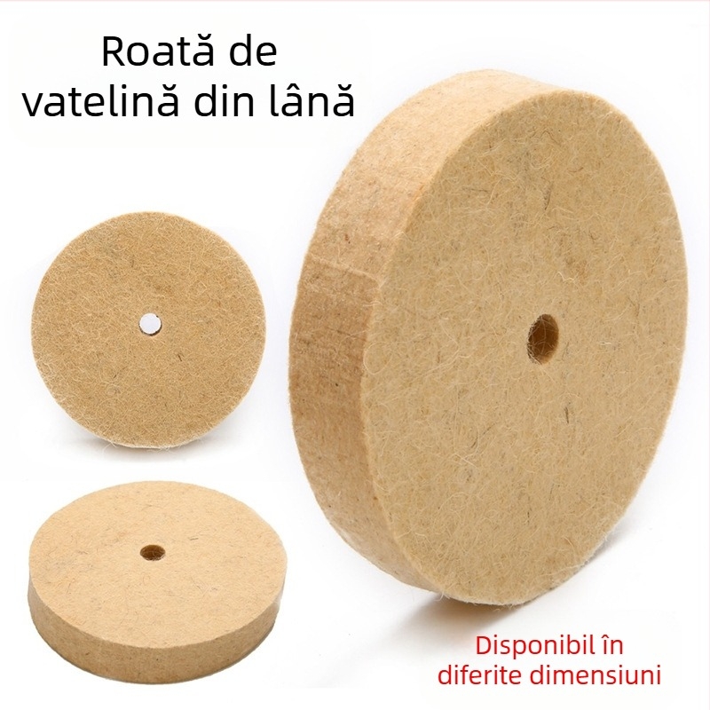 Fengpeng Roată de lână — tip: Wool Wheel; material: lână; abrasive: Wool Felt; duritate: 7p