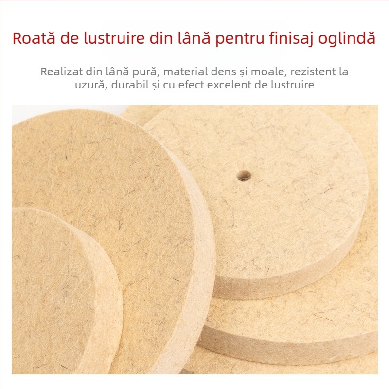 Fengpeng Roată de lână — tip: Wool Wheel; material: lână; abrasive: Wool Felt; duritate: 7p