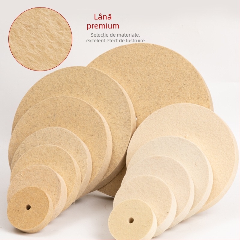 Fengpeng Roată de lână — tip: Wool Wheel; material: lână; abrasive: Wool Felt; duritate: 7p